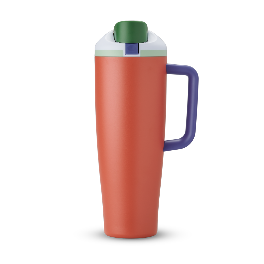 40oz_Summer_Harvest_Miami_Tumbler_-_SC_Handle_Right FreeSip® Tumbler 40oz - Image 1