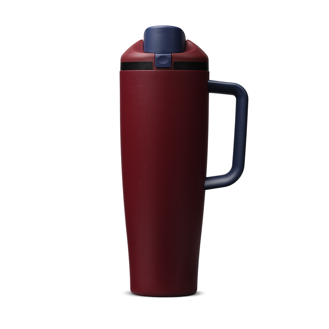 OW_-_Tumbler_w_Handle_40oz_-_Burgandy_Bay_-_Handle_Right FreeSip® Tumbler 40oz - Image 1